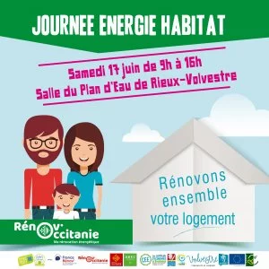 Affiche Journée Energie Habitat de Rieux Volvestre