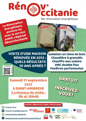 Affiche VISITE DE SITE à Saint-Ambroix (30)