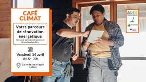 Affiche CAFE CLIMAT : VOTRE PARCOURS DE RÉNOVATION ÉNERGÉTIQUE